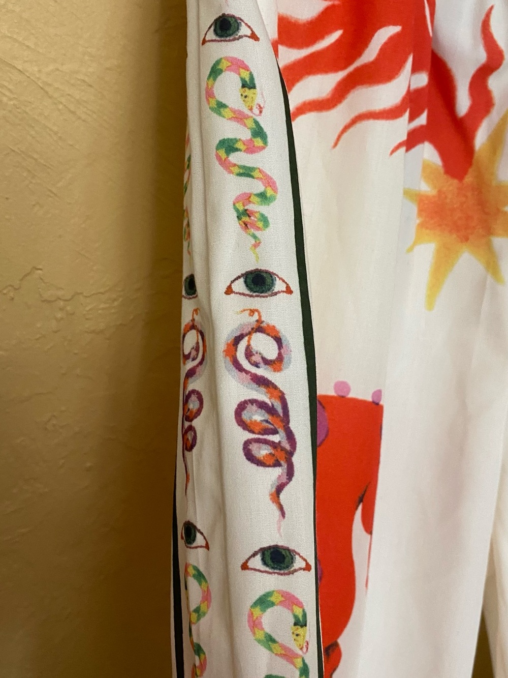 Commense Printed Wide-Leg Bottoms - Multicolor size small - Picture 8 of 8